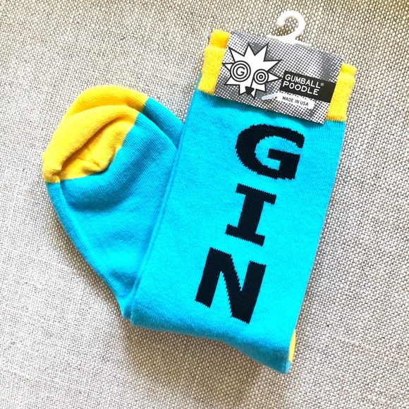 Men’s Unisex Novelty Fun Socks GIN Unisex - Picture 4 of 13